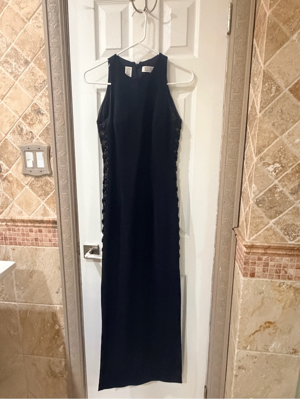 Black Sleeveless Maxi elegant dress